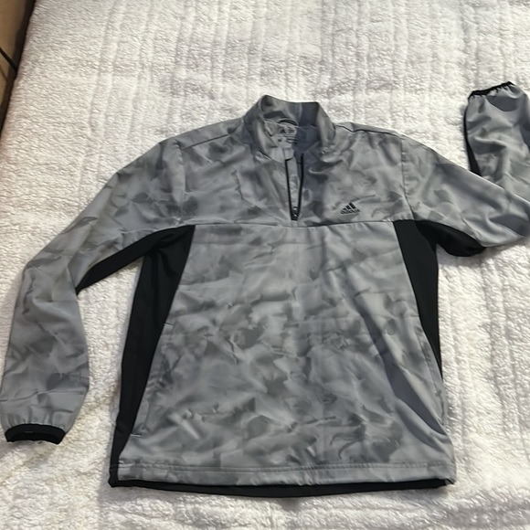 MENS or womens adidas track camo jacket windbreaker sz med - Picture 2 of 6
